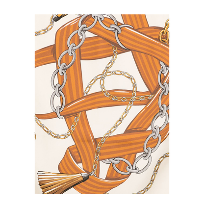 Printed Silk Scarf - Image 2