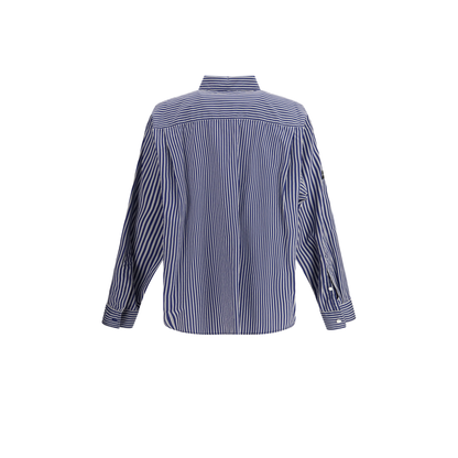 Embroidered Poplin Oversized Shirt - Image 2
