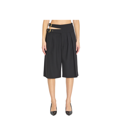 Bermuda Shorts with Double Belt - Image 1