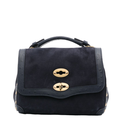 Dotta Baby Leather Top-Handle Bag - Cactus Blue Siderale - Image 1