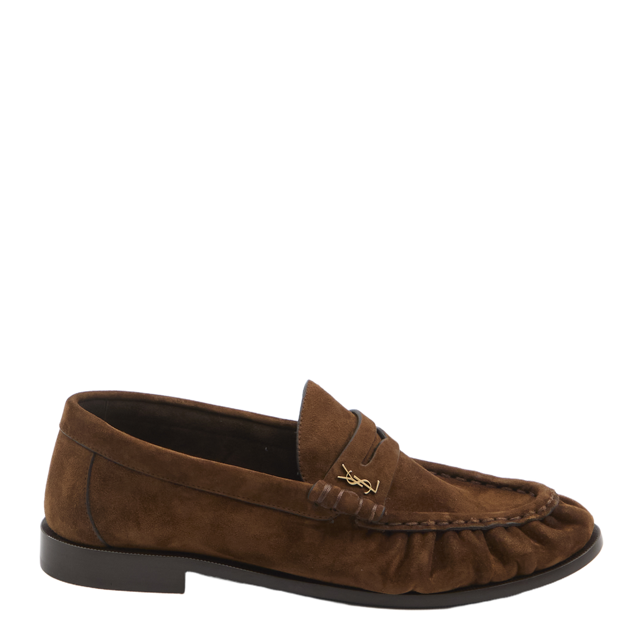 Loafer Supple In Suede In Brown - Image 1