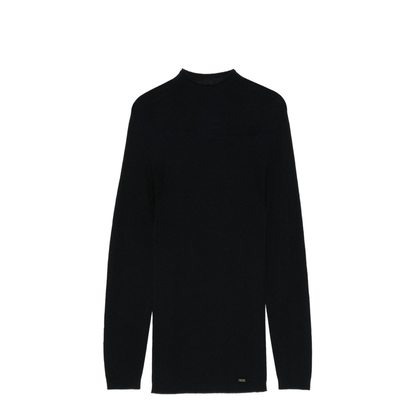 Black Mock Neck Sweater - Image 1