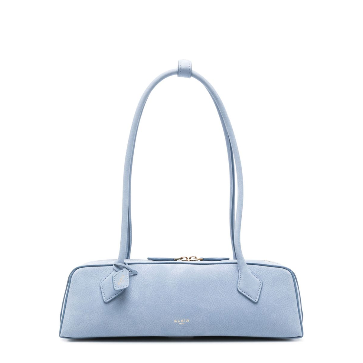 Le Teckel Medium Cotton Shoulder Bag - Blue - Image 1