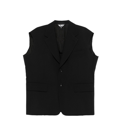 Blazer Vest Sleeveless V-Neck - Image 3