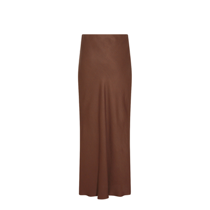 Brown Viscose Blend Skirt - Image 3