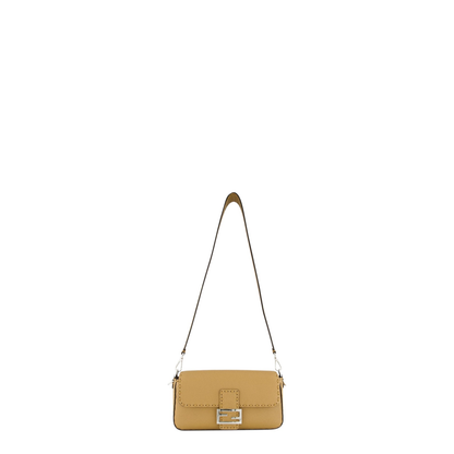 Fendi Ff Plaque Foldover-top Shoulder Bag - Image 2