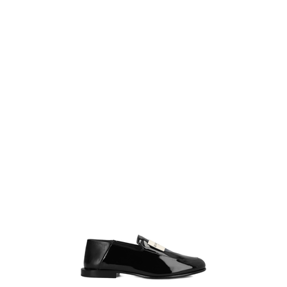 Label Leather Loafers - Image 1