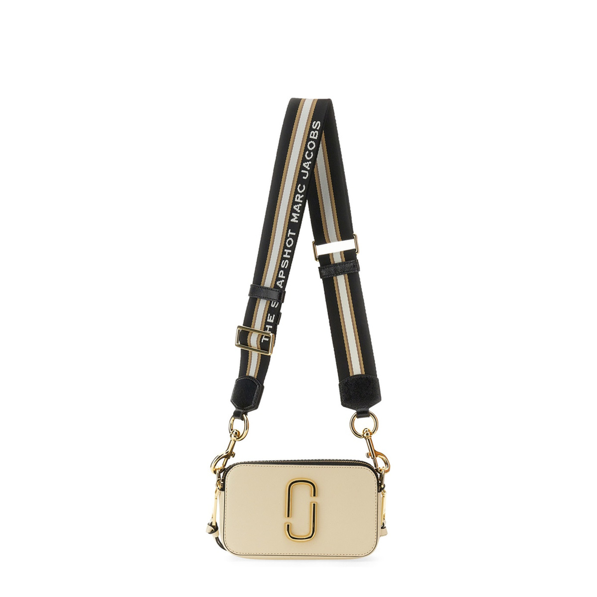The Snapshot Mini Saffiano Leather Camera Bag - New Cloud White Multi - Image 1