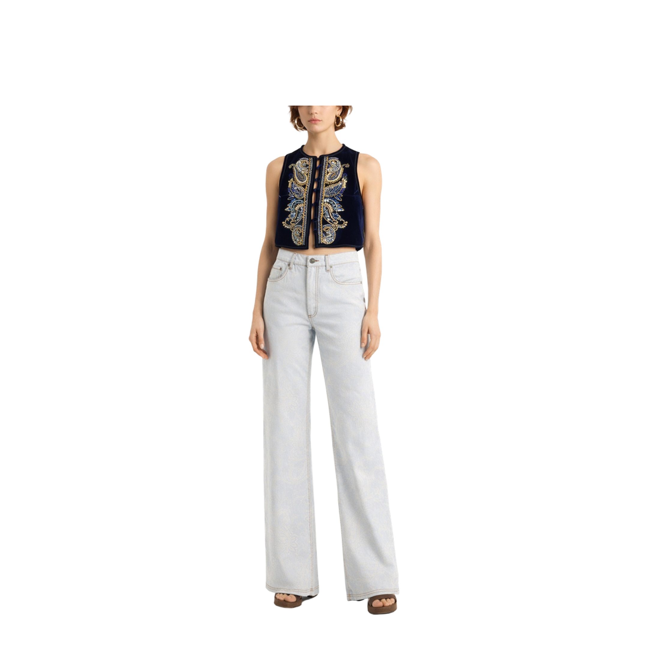 JEANS WITH PAISLEY PATTERN - Image 2