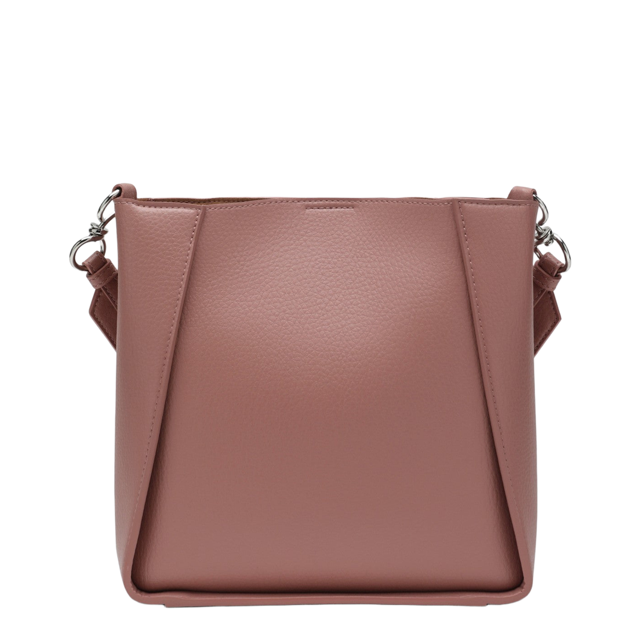 Square Pink Crossbody Bag with Logo - Image 2