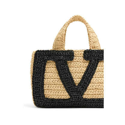 Viva Superstar Small Raffia Shopper - Image 5