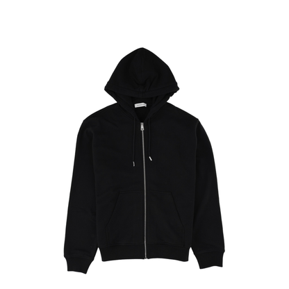 Hooded Cotton Sweatshirt In Black - Image 1