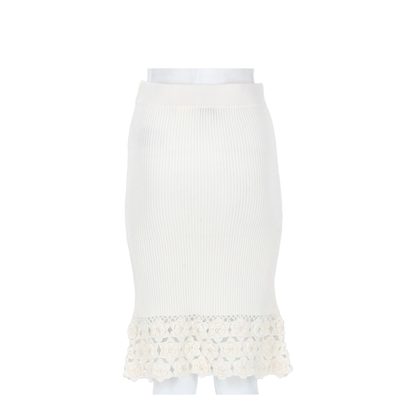 Crochet Ribbed Skirt - Image 2