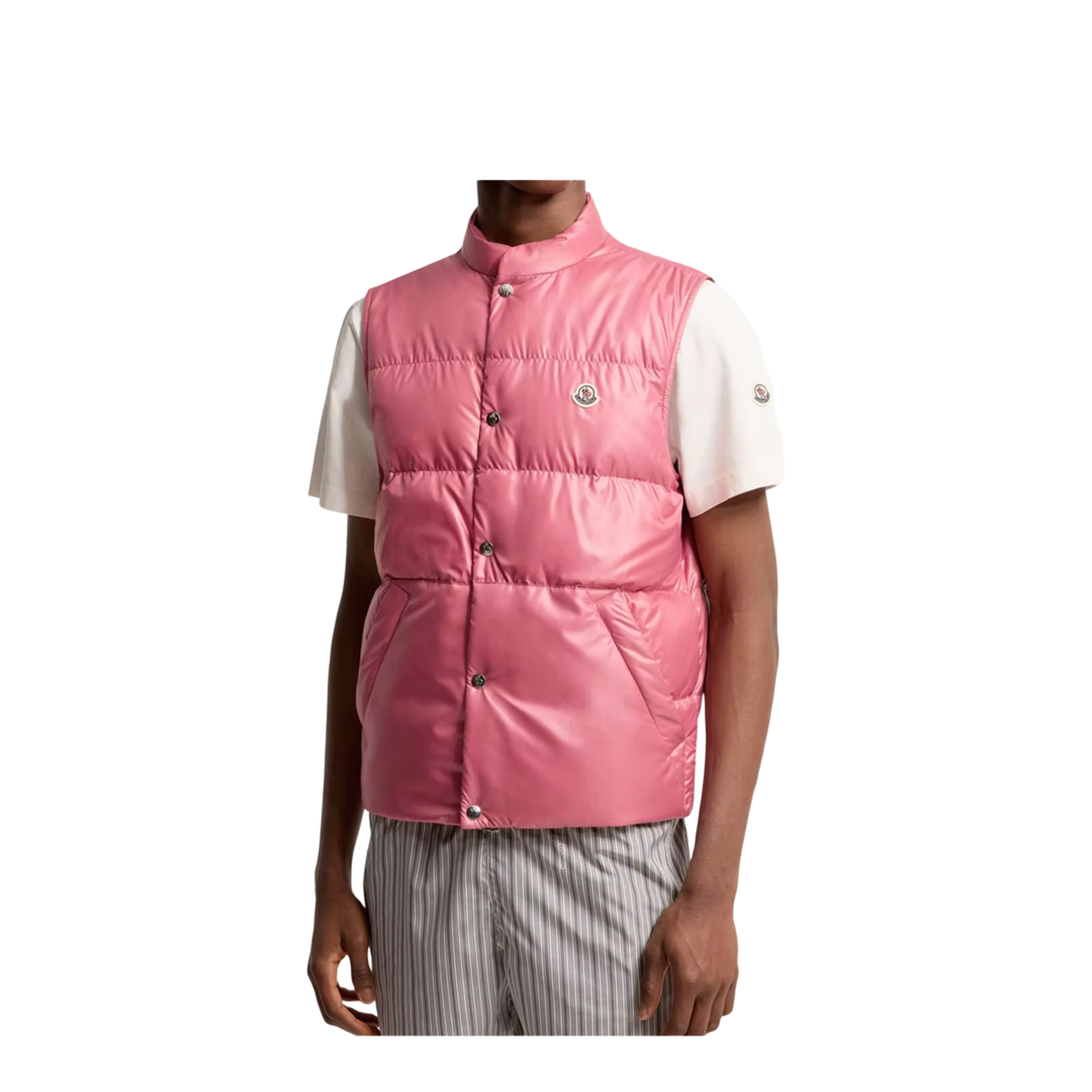 Bright Pink Restigo Down Gilet - Image 2