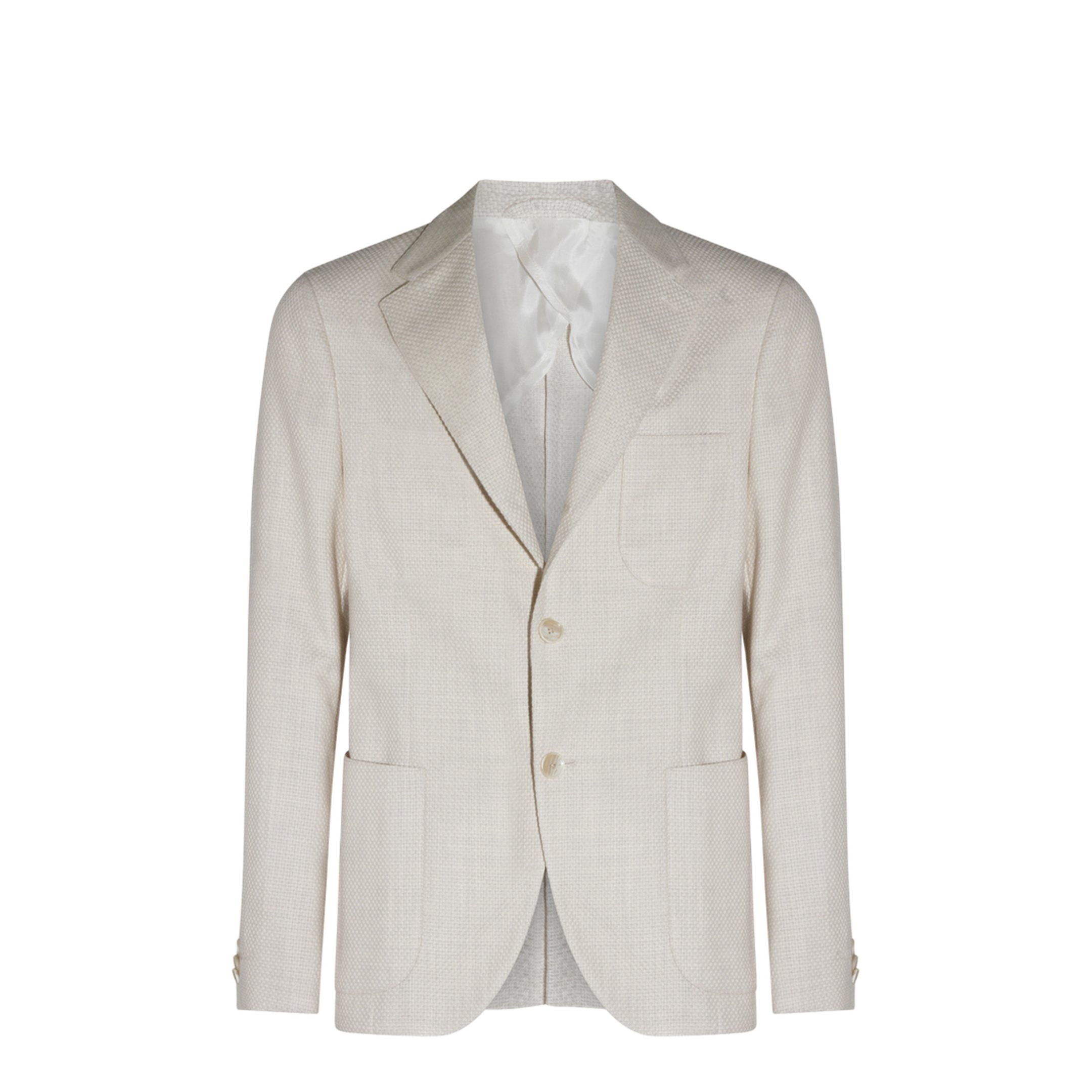 Single-Breasted Cotton-Blend Jacket - Image 1