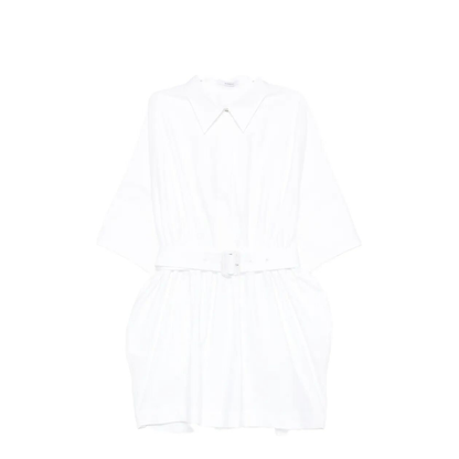 CINCHED WAIST SHIRT DRESS - Image 1