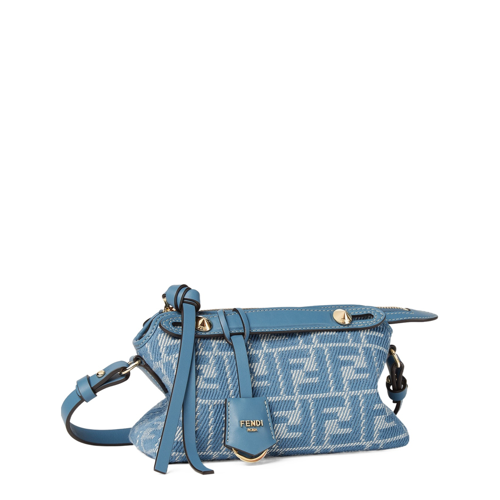 By The Way Soft Mini
Blue Denim Effect FF Jacquard Mini Bag - Image 3