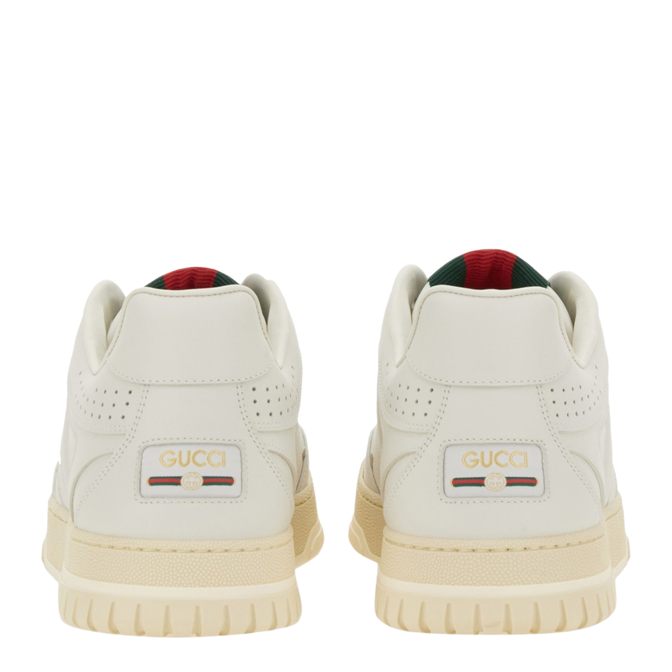Re-Web Trainer in White Leather - Image 6