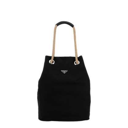 Black Re-Nylon Shopping Bag - Image 1