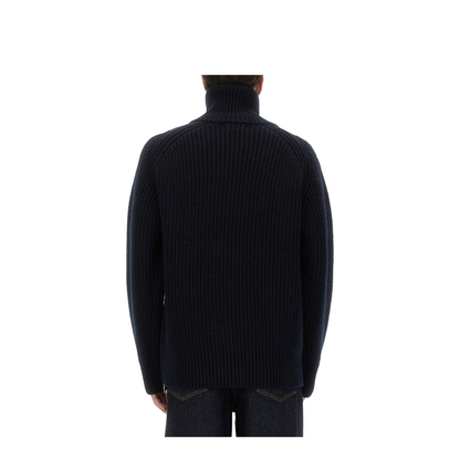 Zippered Wool Sweater - Image 3