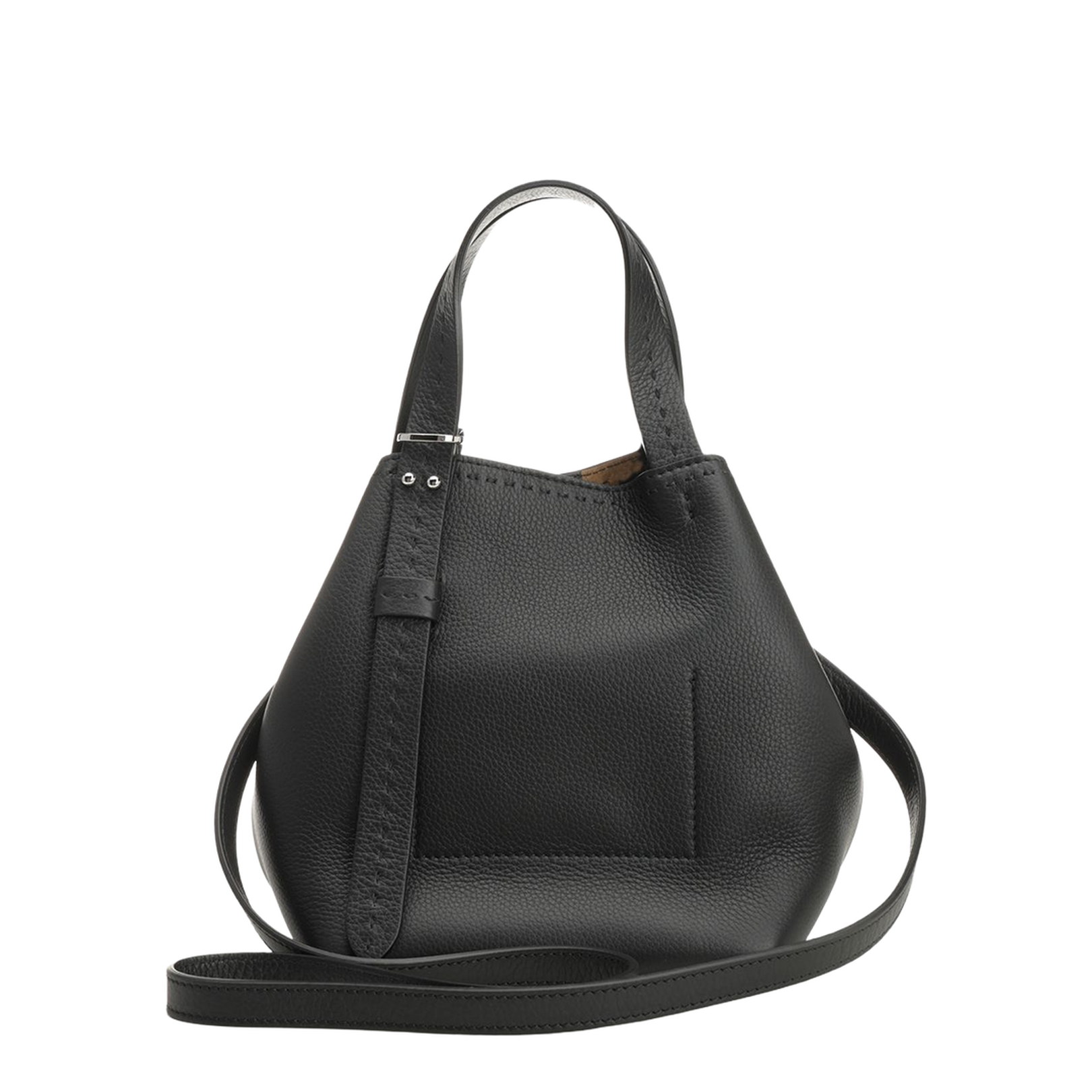 Archetipo XS Shoulder Bag Leather Black - Image 3