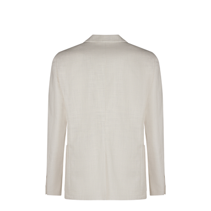 Single-Breasted Cotton-Blend Jacket - Image 4