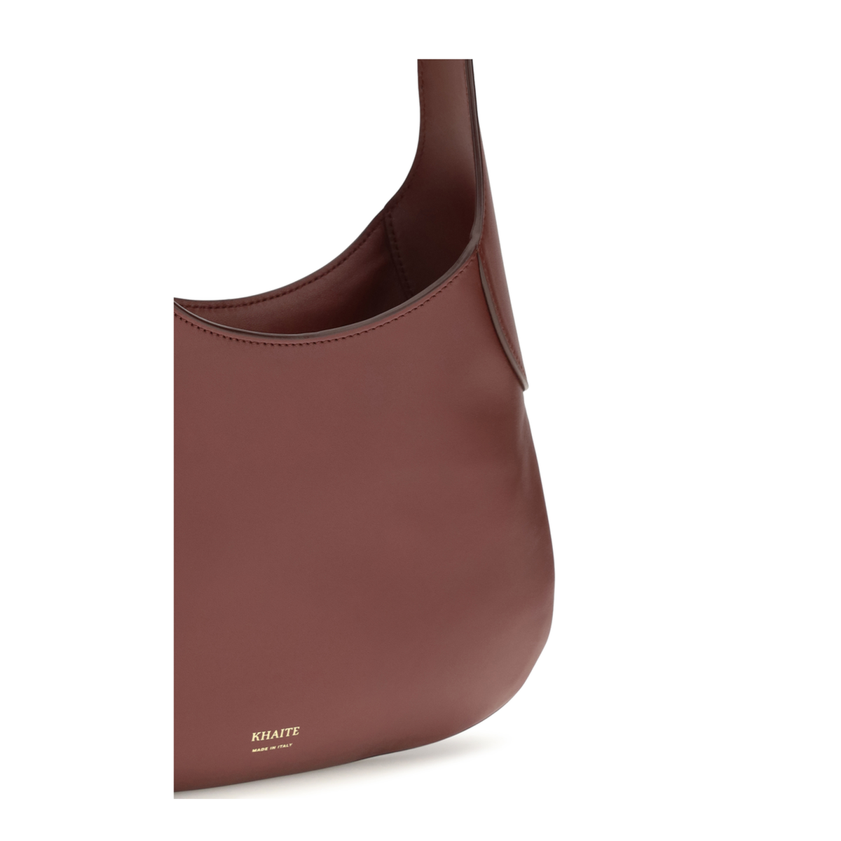 Joan Hobo Large Calfskin Shoulder Bag - Oxblood - Image 4