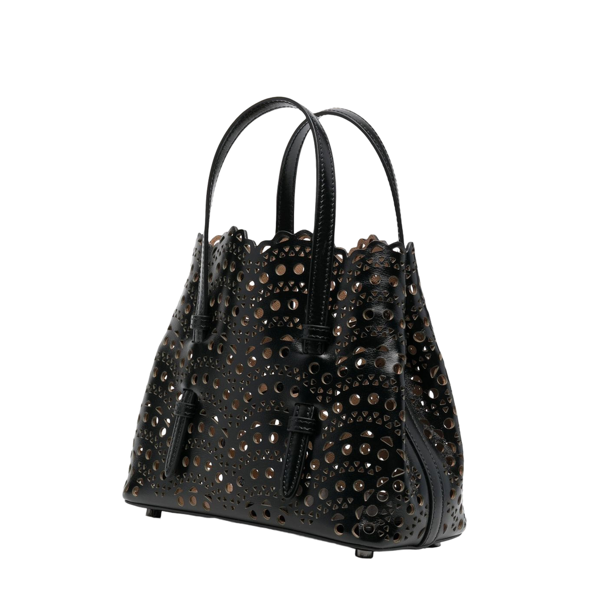 Mina 20 Small Calfskin Tote Bag - Noir - Image 3
