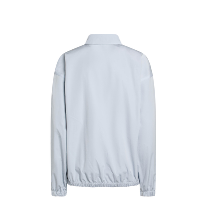 Reversible Light Blue Jacket with Check Pattern - Image 2