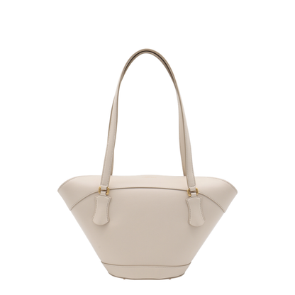 Capri Coffa Calfskin Top-Handle Bag - Avorio - Image 6