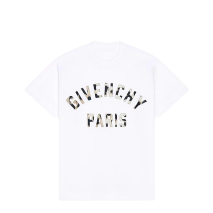 New T-Shirt in Cotton with Paris Embroidery - Image 1