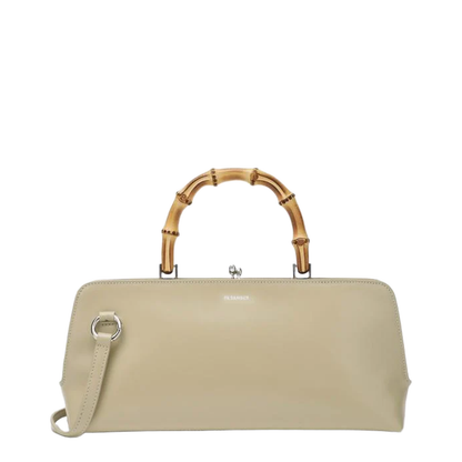 Small Goji Bamboo Bag In Almond Colour - Image 1