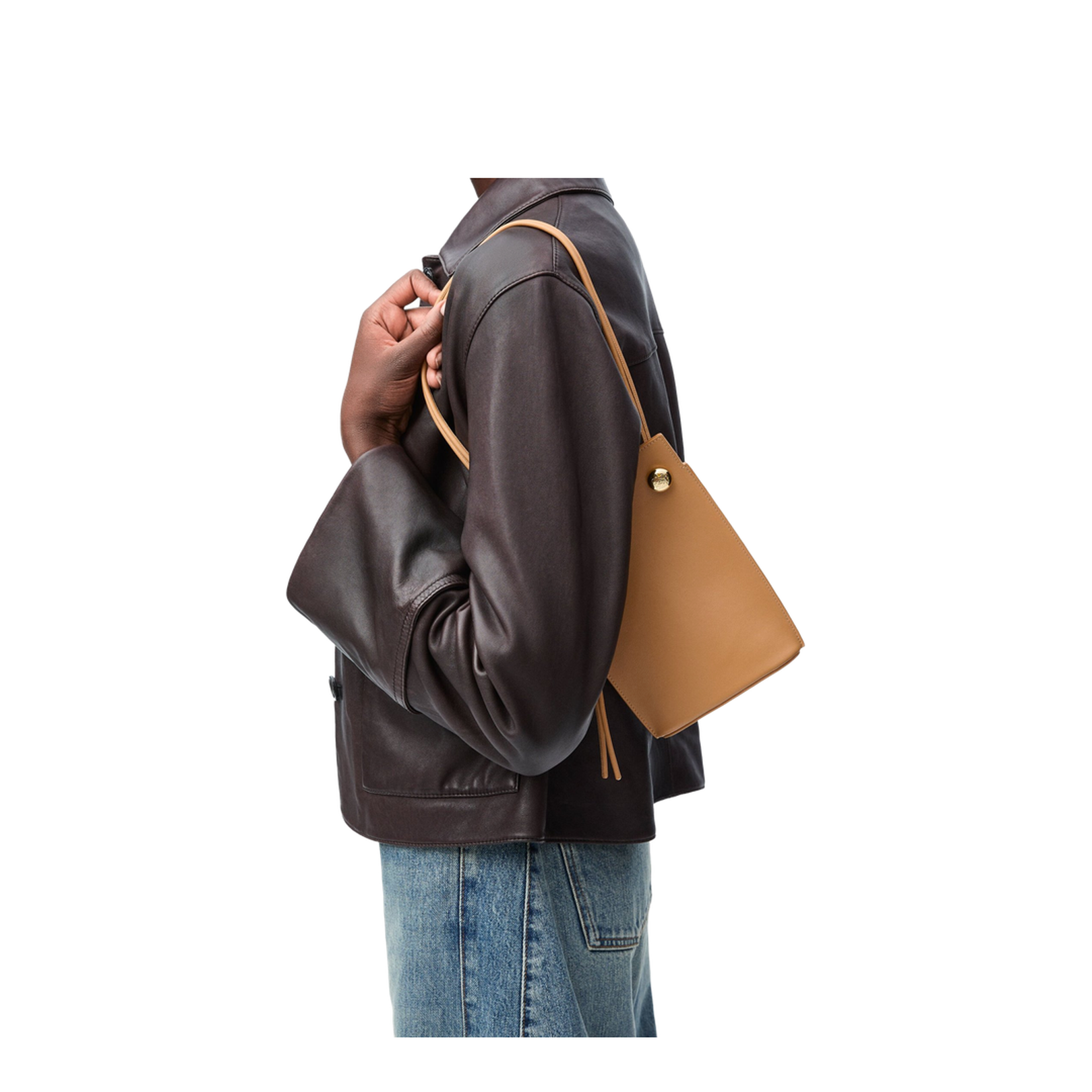 Pebble Pouch in Smooth Calfskin - Image 4