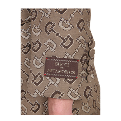 Maxi Clamp Pattern Cotton Jacket - Image 4