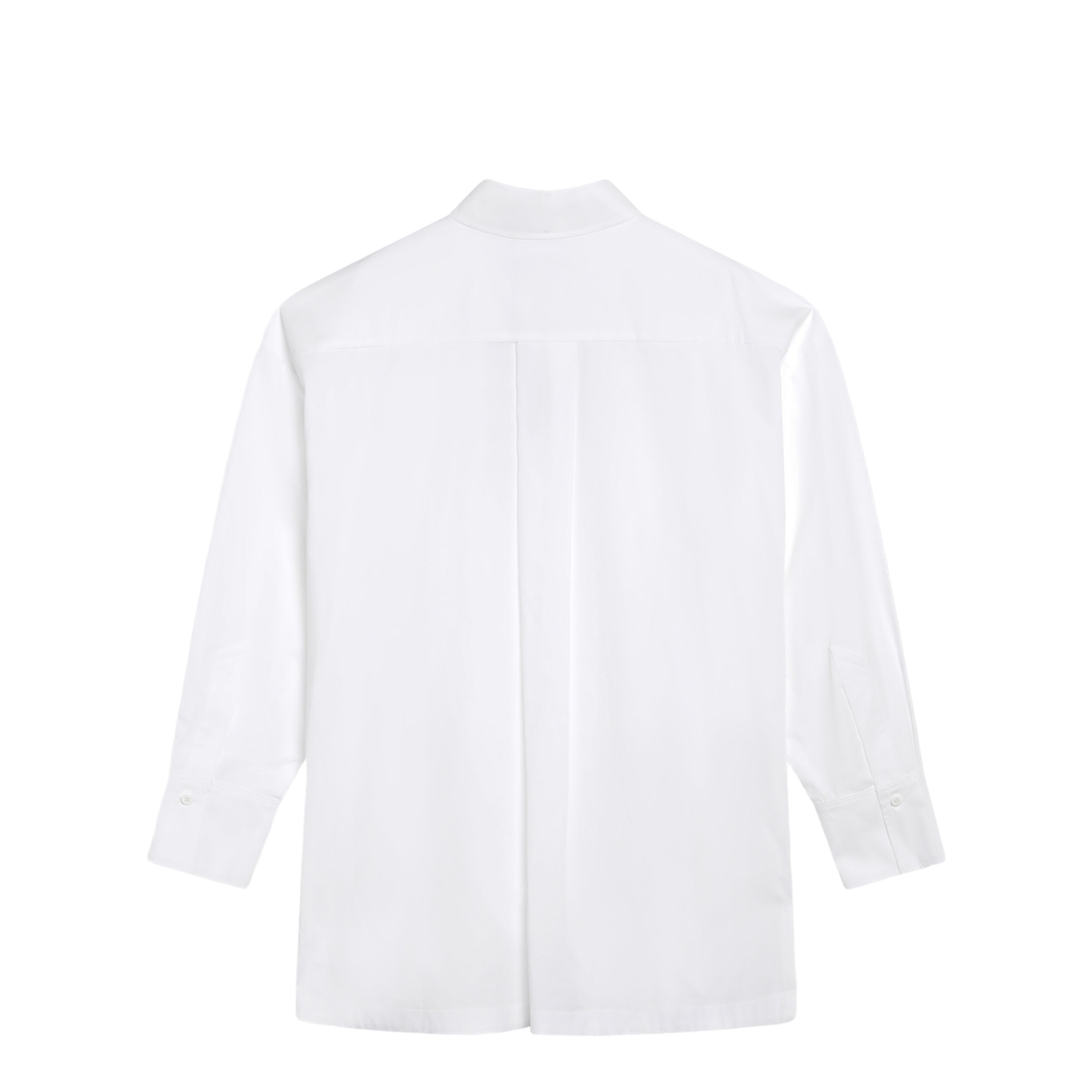 Diana Shirt in White Cotton - Image 2