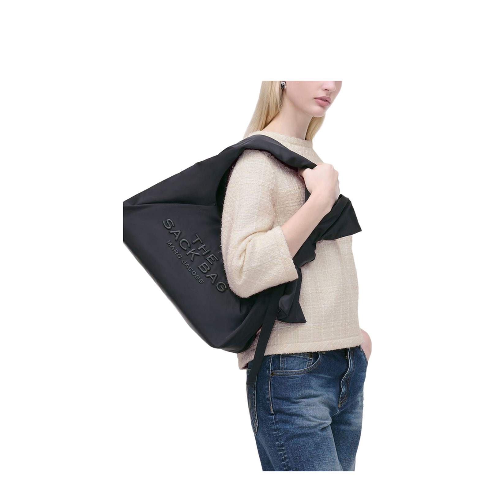 Bow Nylon Sack Bag - Image 5