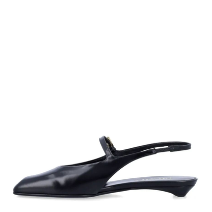 Leather Slingback Ballerinas - Image 4