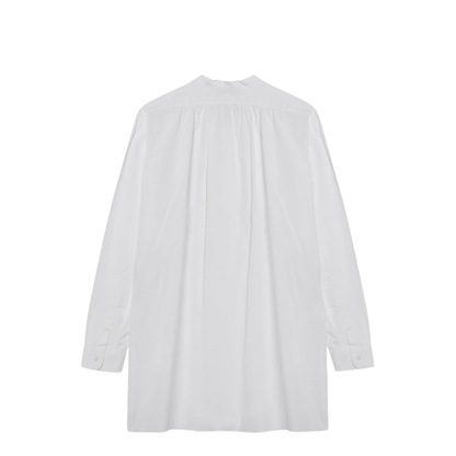White Cotton Canvas Shirt - Image 2