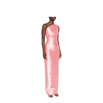 Elegant Embroidered Color-Block Dress - Image 2