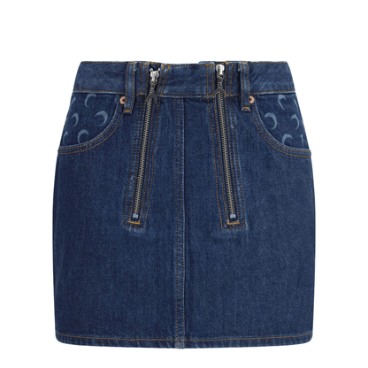 Zipped Mini Skirt - Image 1