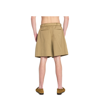 Cotton Drill Shorts with Belt - Image 4