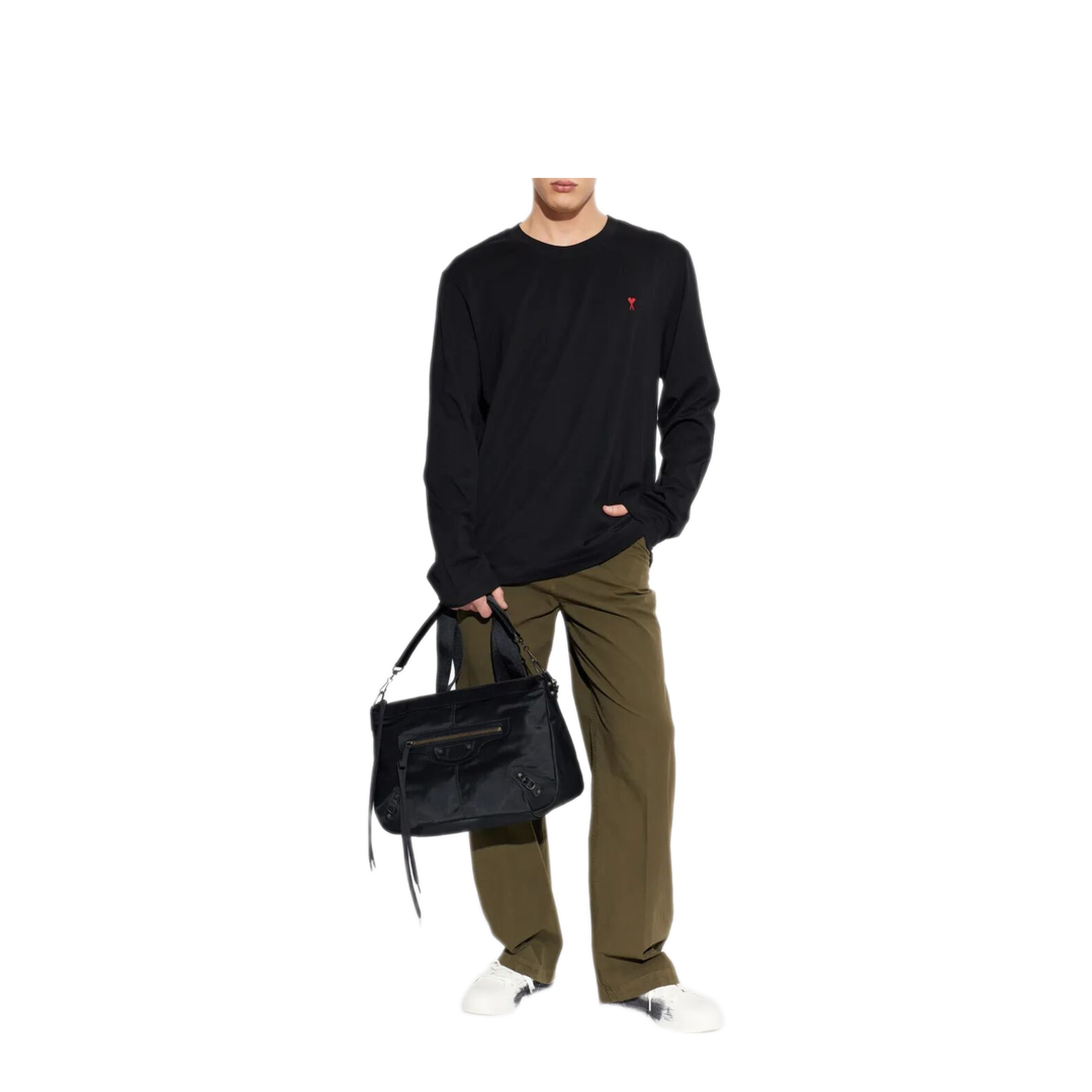 Cotton Trousers with Side Pocket - Image 2