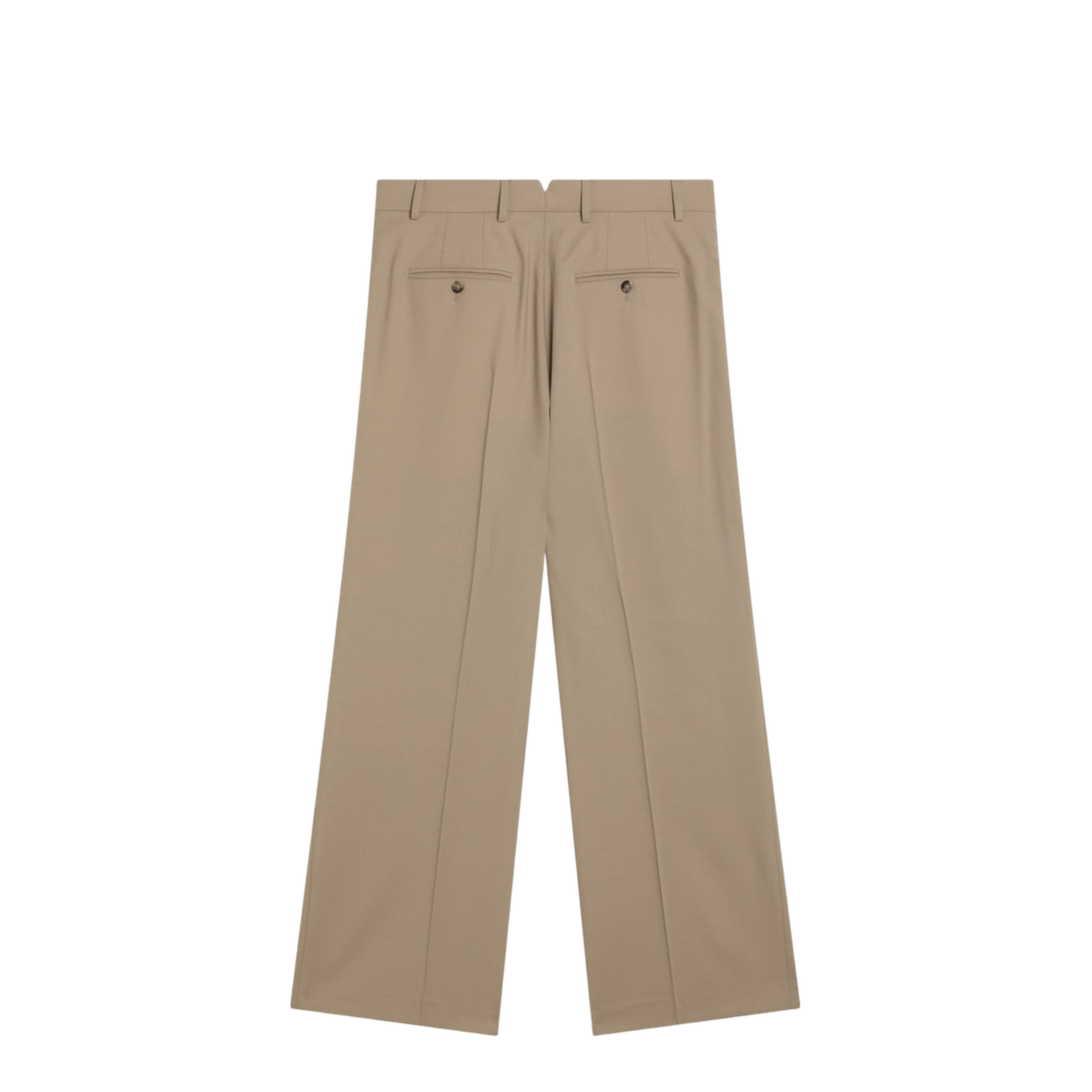 Beige Wool Trousers - Image 2