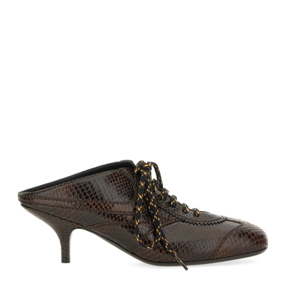 Leather Slip-on Mules - Image 1