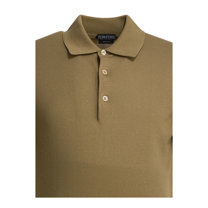 Cotton Knit Polo Shirt - Image 3