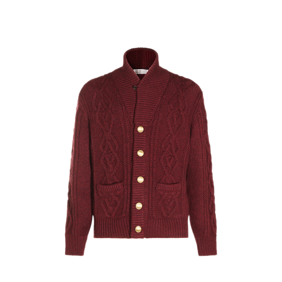 Cable Knit Cashmere Cardigan - Image 1