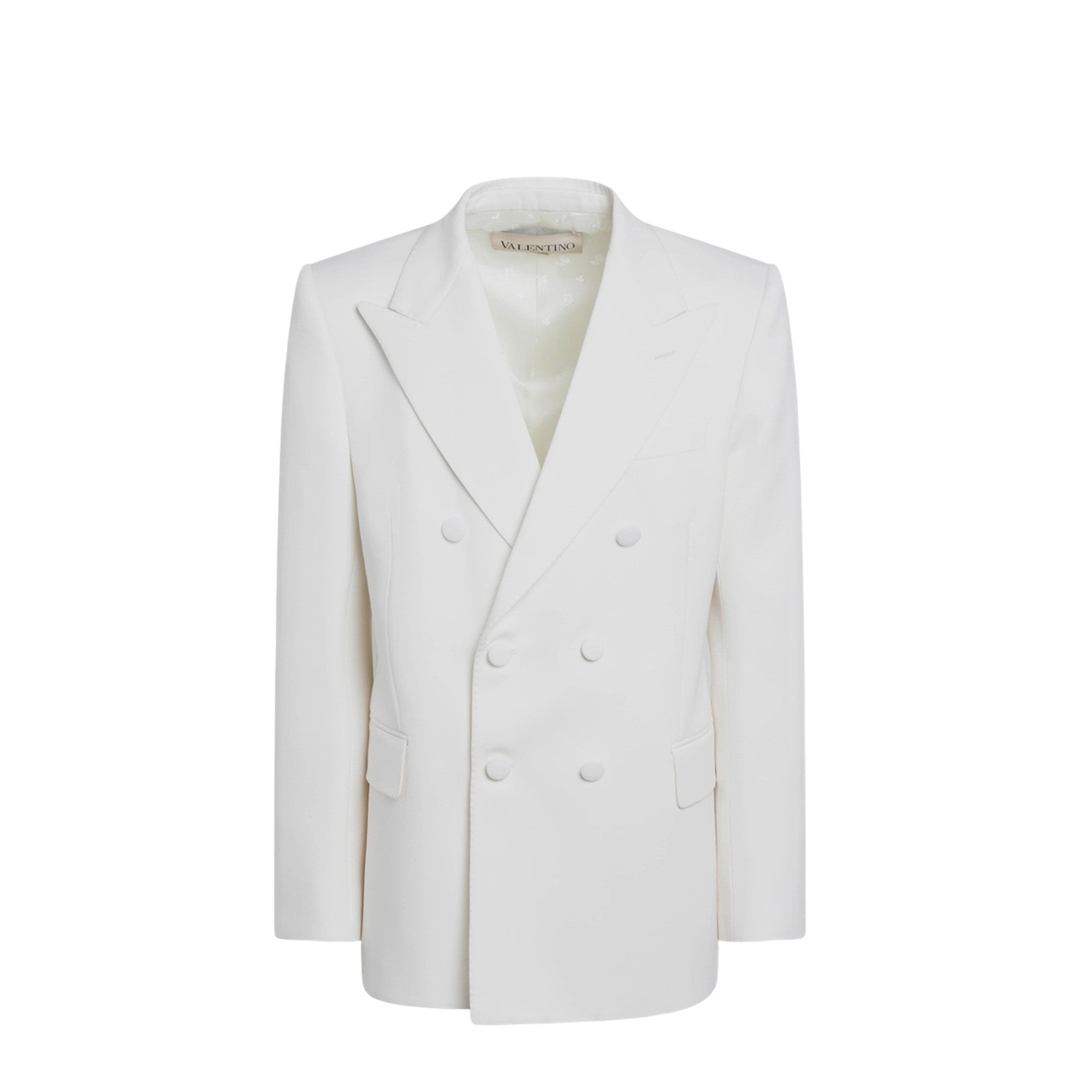 Double Breasted Wool Gabardine Coat - Image 1