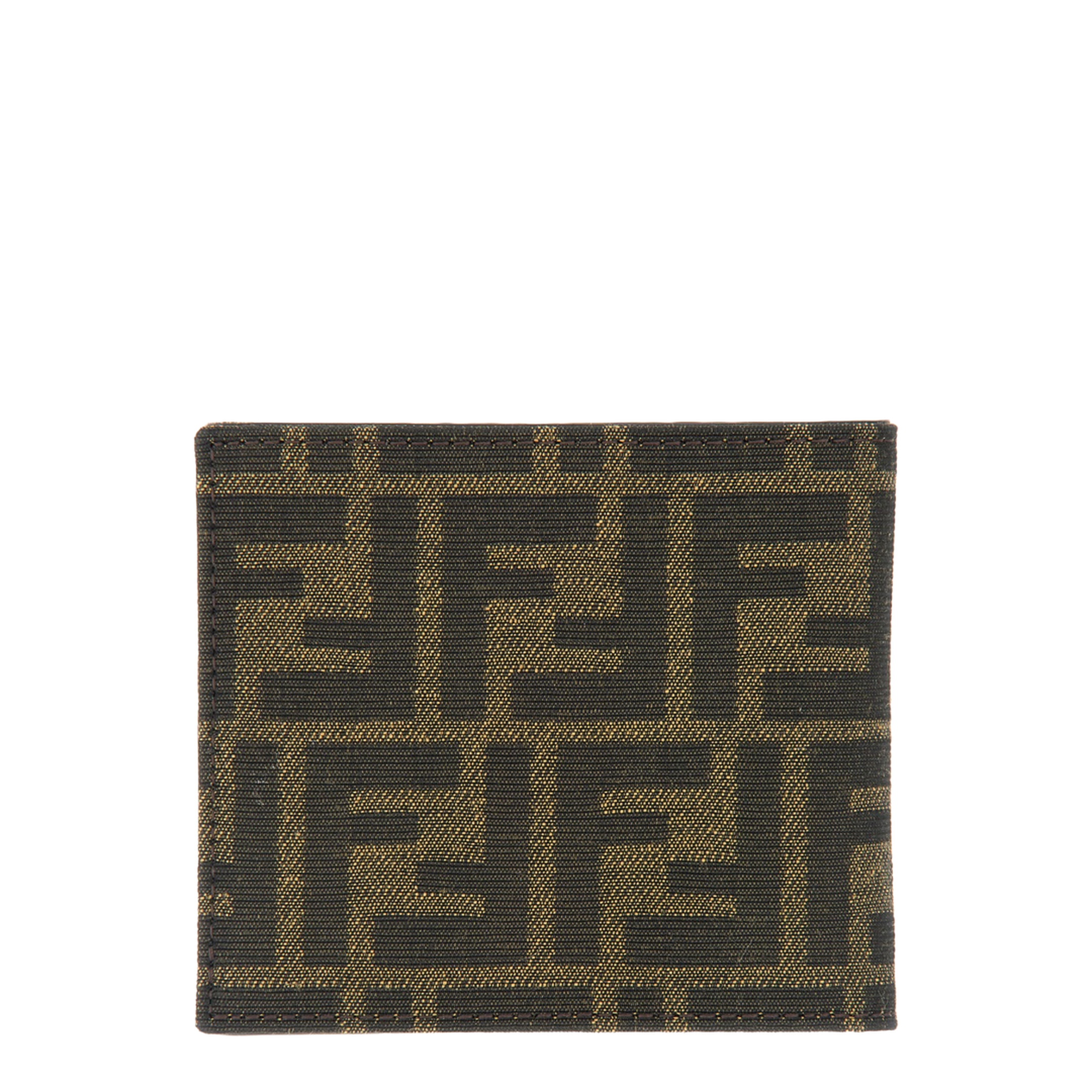 FF Jacquard Bi-Fold Wallet - Marrone - Image 5