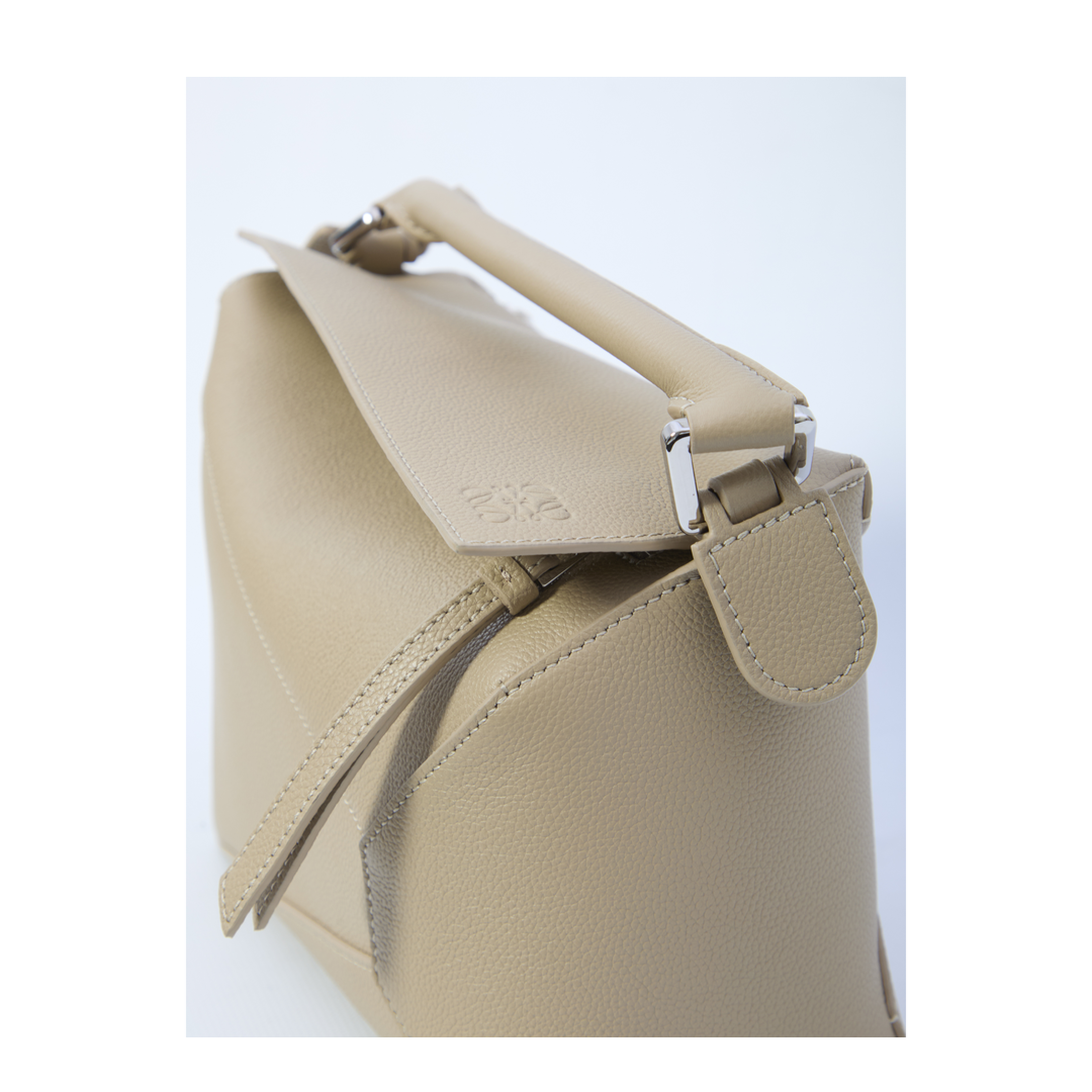 Puzzle Edge Small Leather Handbag - Image 4