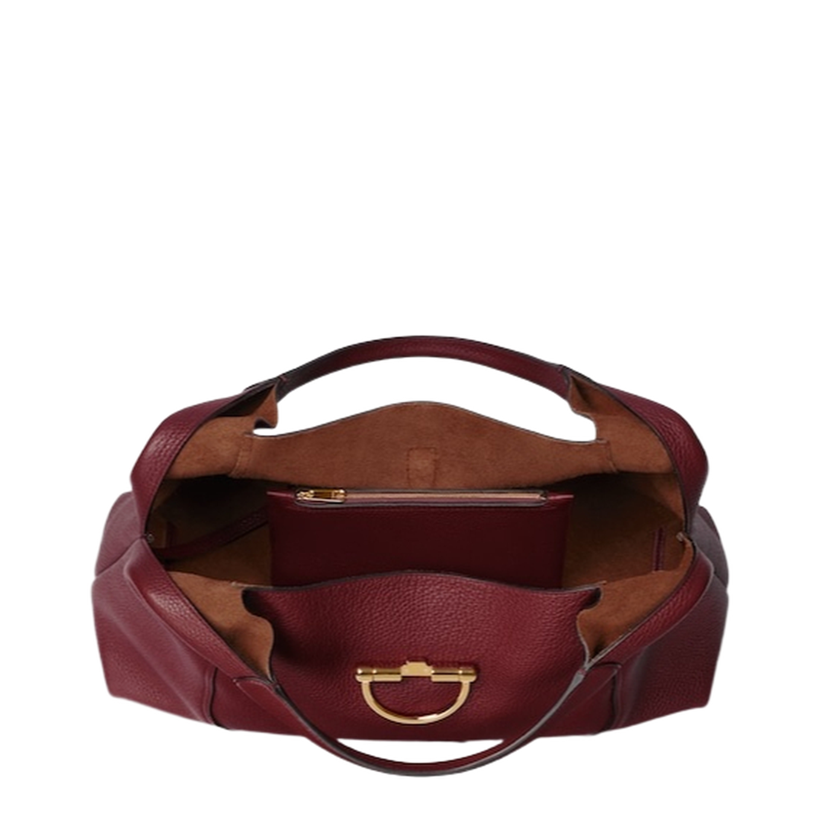 Softbit Maxi Leather Shoulder Bags - Red - Image 5